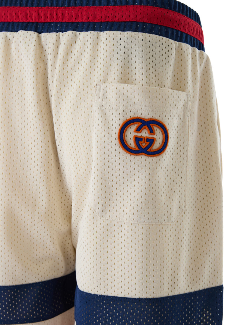 Gucci Cream polyester Logo Shorts - Image 3