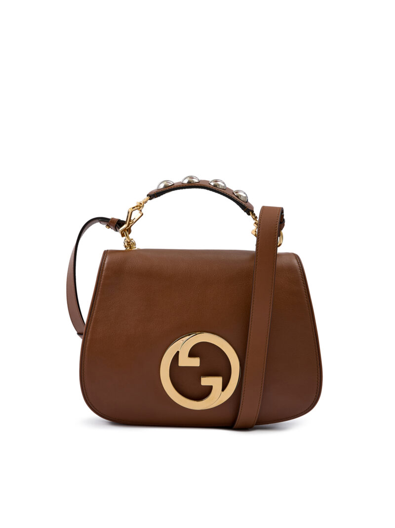 Gucci Roxy Brown Calfskin Shoulder Flap Bag (Copy)
