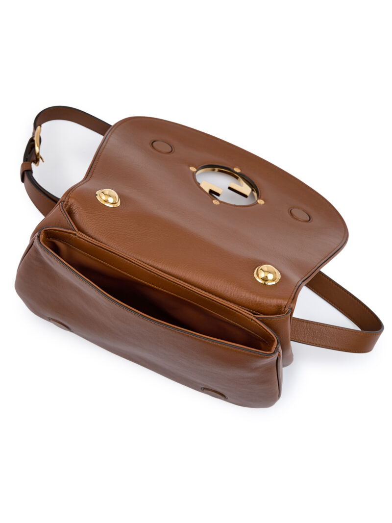 Gucci Roxy Brown Calfskin Shoulder Flap Bag (Copy) - Image 5