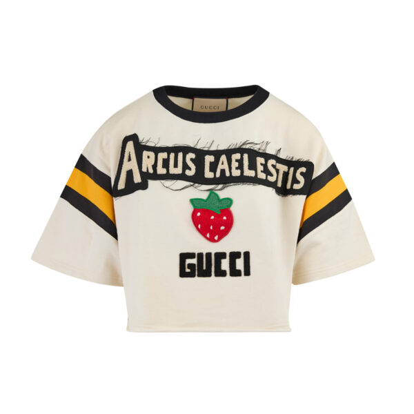 Gucci White Cotton Hooded T-shirt