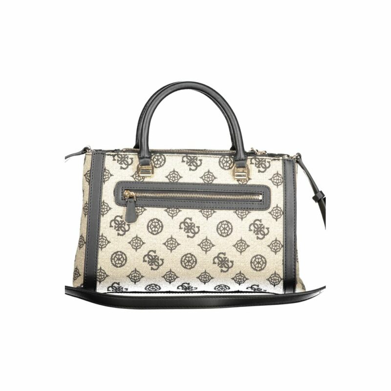 Guess Jeans Black Cotton Handbag - Image 2