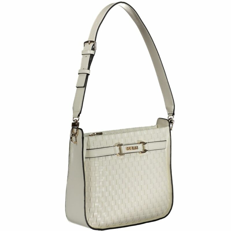 Guess Jeans White Polyethylene Handbag - Image 3