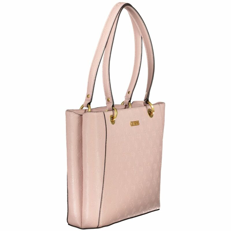 Guess Jeans Pink Polyethylene Handbag - Image 3