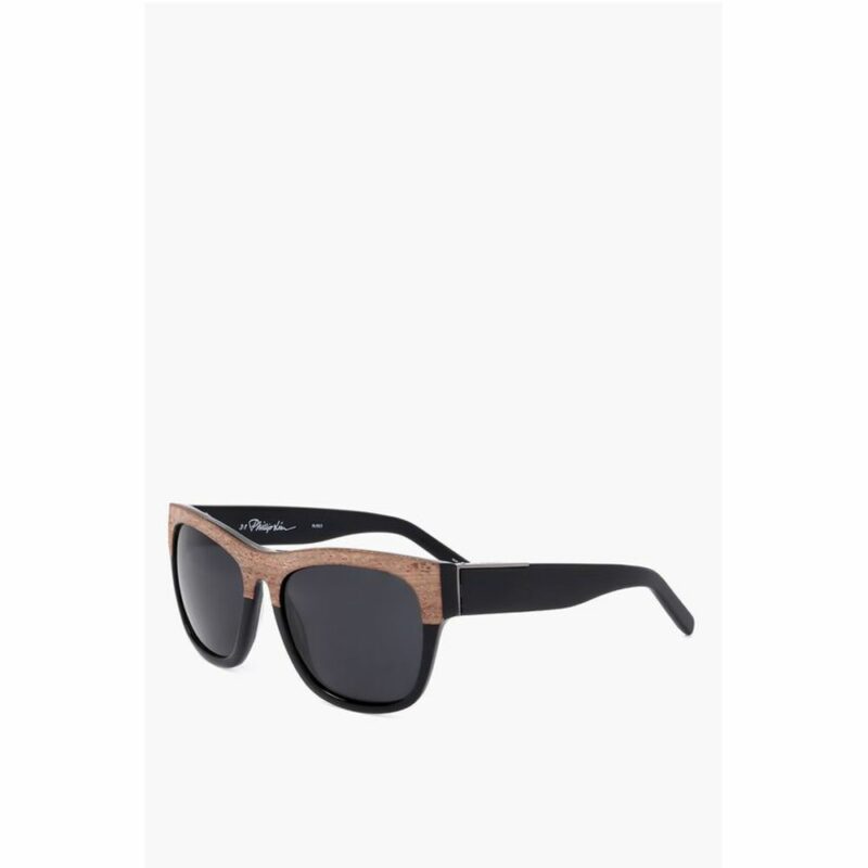 Linda Farrow Black Haircalf Sunglass - Image 2