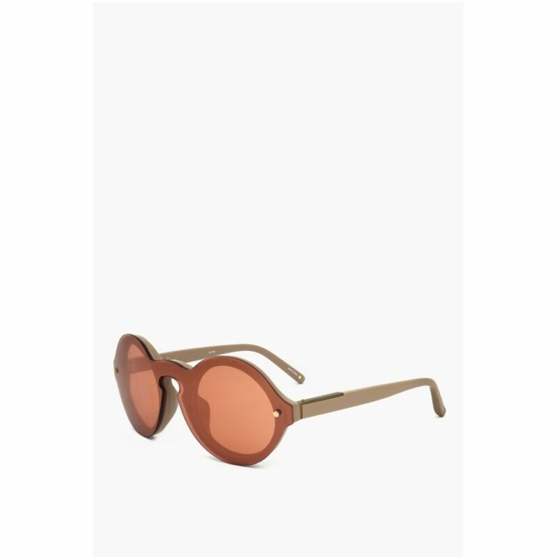 Linda Farrow Orange Haircalf Sunglass - Image 2