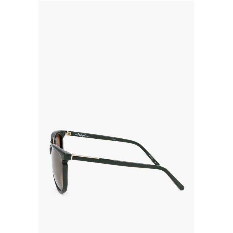 Linda Farrow Green Haircalf Sunglass - Image 3