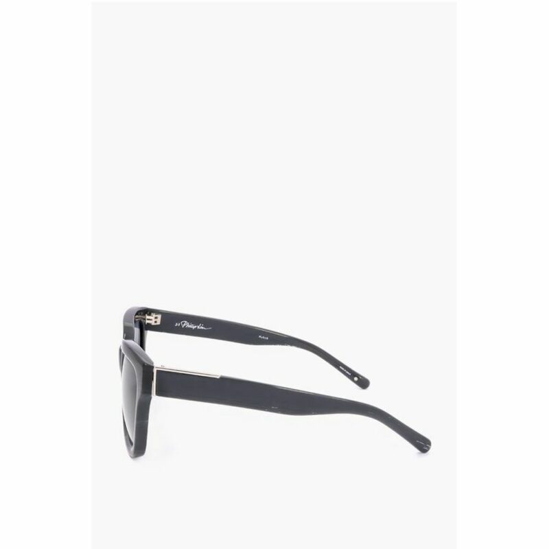 Linda Farrow Black Haircalf Sunglass - Image 3