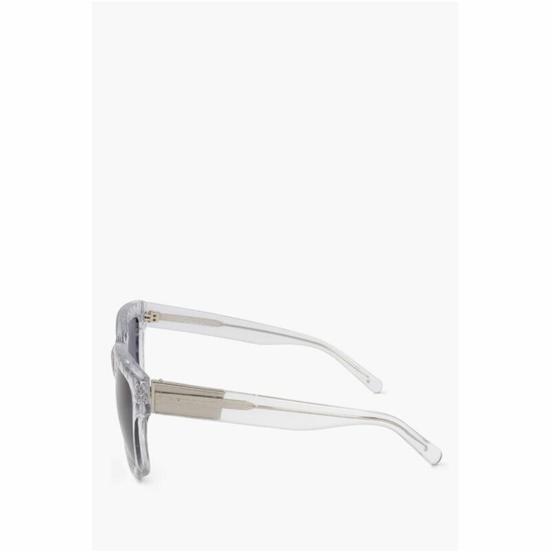 Linda Farrow White Haircalf Sunglass - Image 3