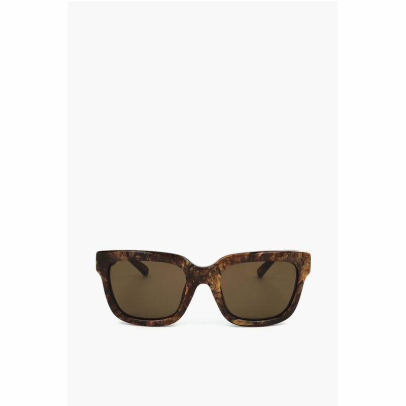 Linda Farrow Brown Haircalf Sunglass