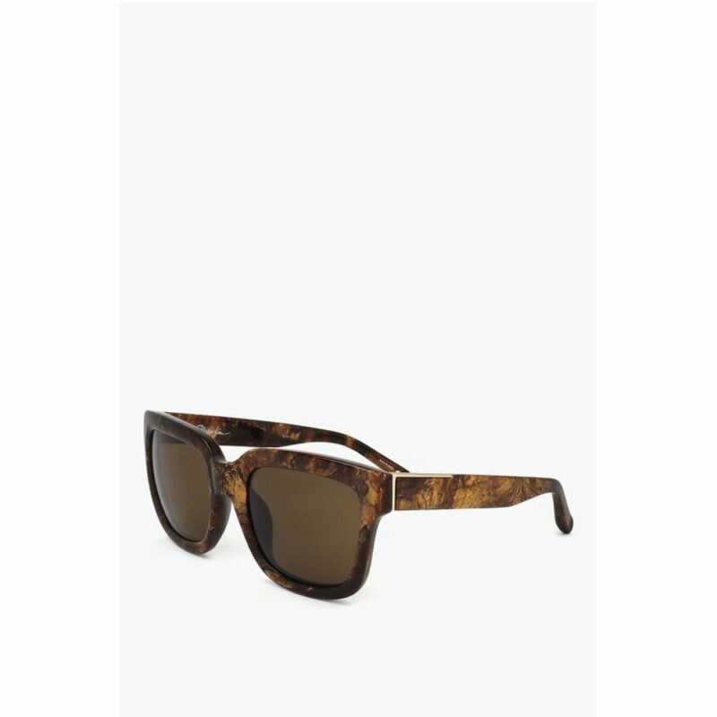 Linda Farrow Brown Haircalf Sunglass - Image 2