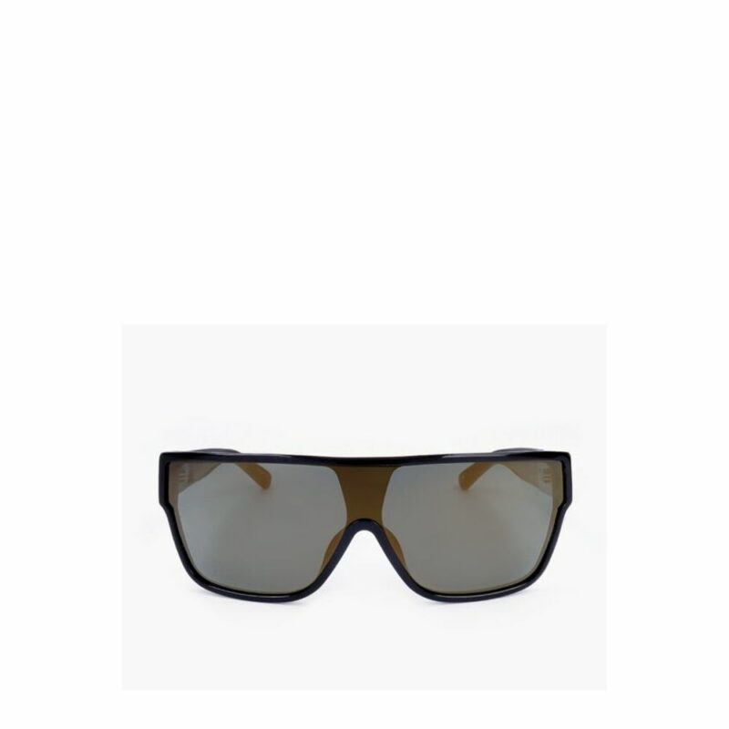 Linda Farrow Black Haircalf Sunglass