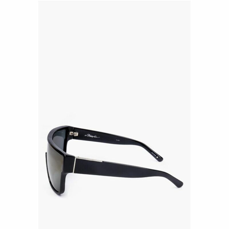 Linda Farrow Black Haircalf Sunglass - Image 3