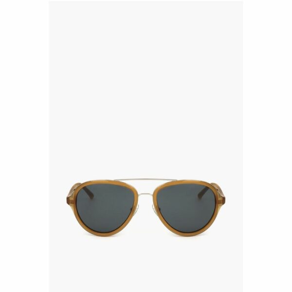 Linda Farrow Brown Haircalf Sunglass