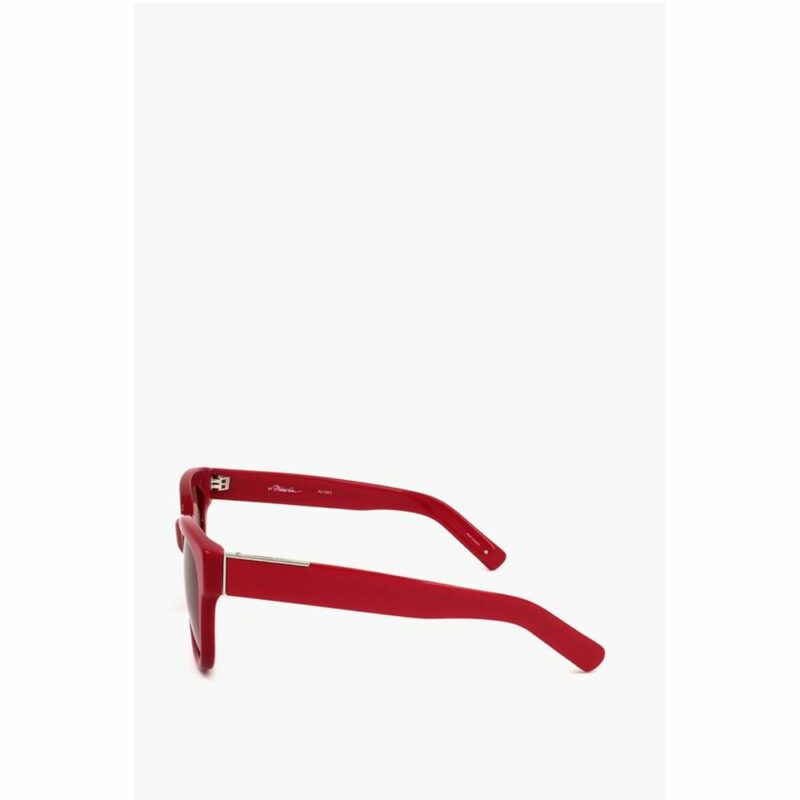 Linda Farrow Red Haircalf Sunglass - Image 3