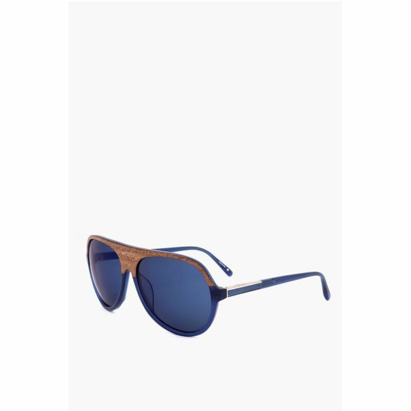 Linda Farrow Blue Haircalf Sunglass - Image 2