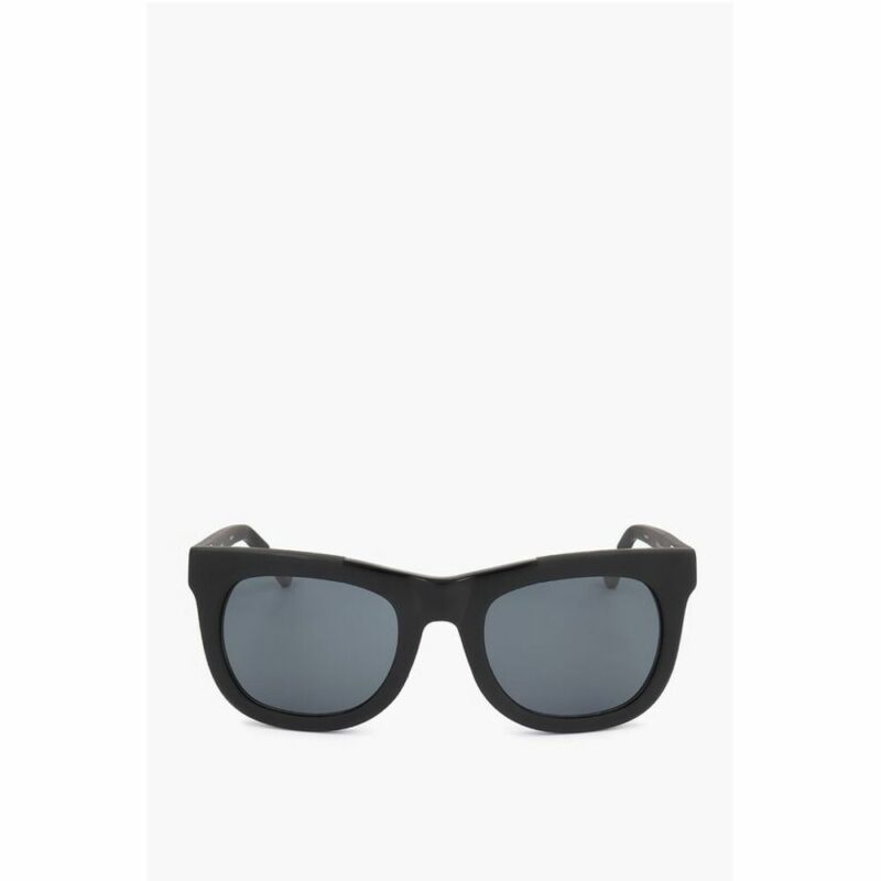 Linda Farrow Black Haircalf Sunglass