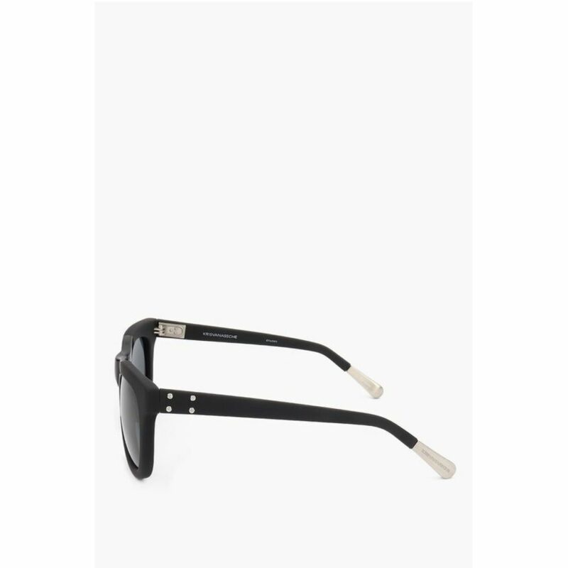 Linda Farrow Black Haircalf Sunglass - Image 3