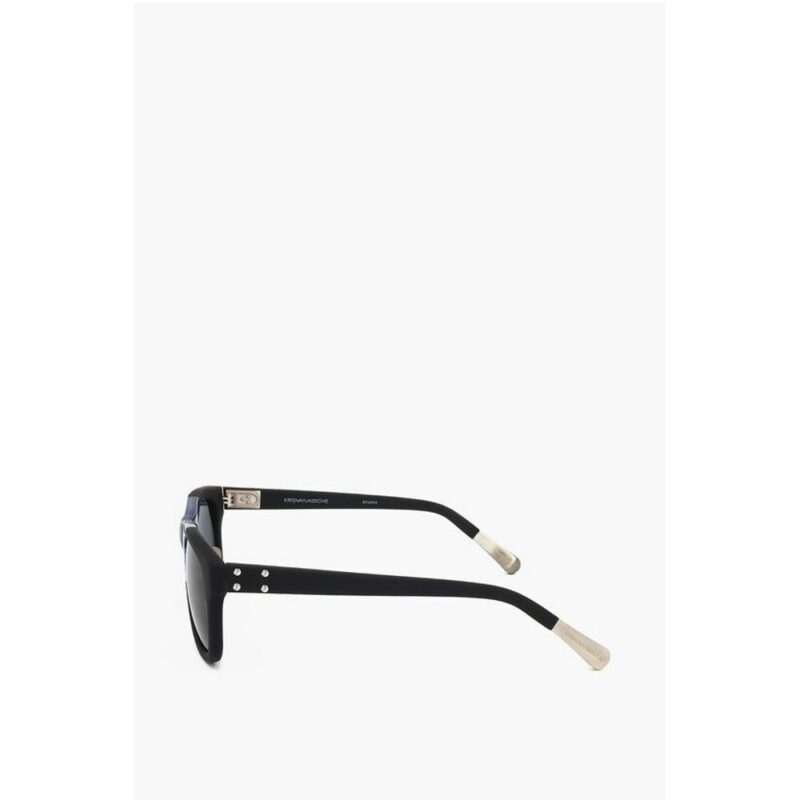 Linda Farrow Black Haircalf Sunglass - Image 3