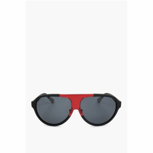 Linda Farrow Black Haircalf Sunglass