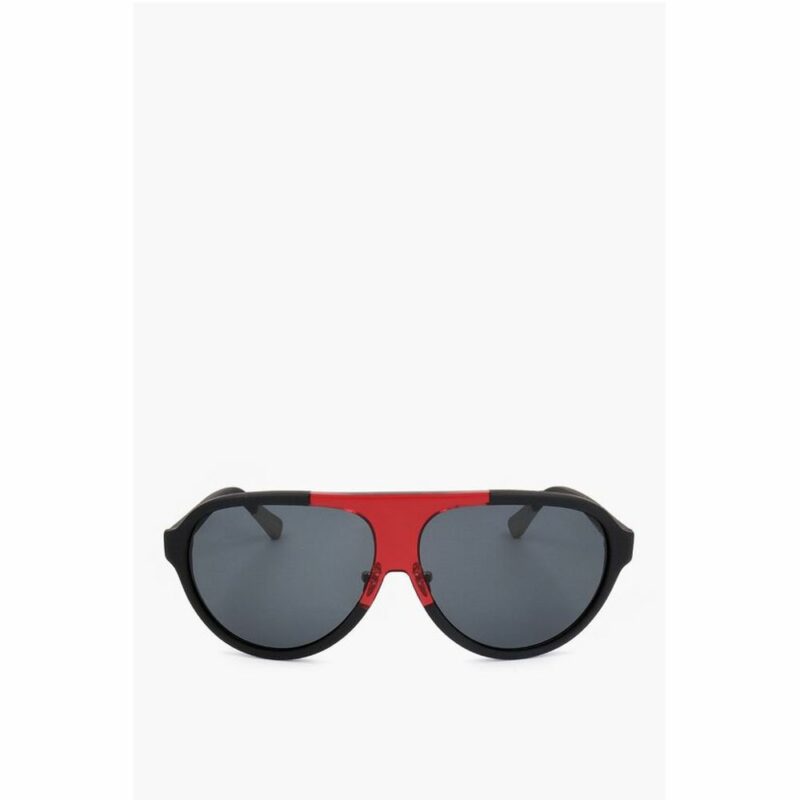 Linda Farrow Black Haircalf Sunglass