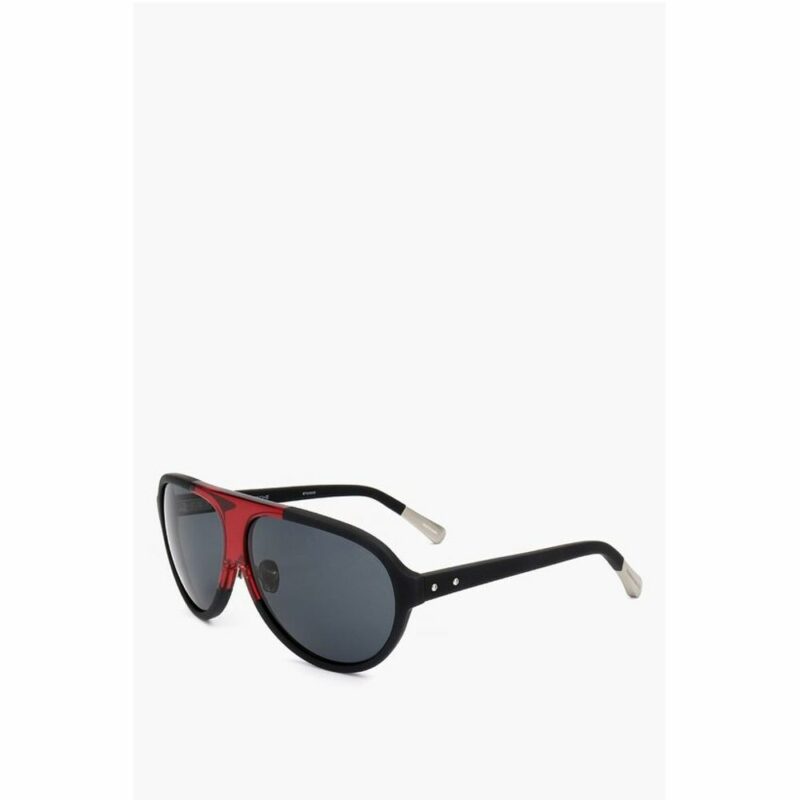 Linda Farrow Black Haircalf Sunglass - Image 2