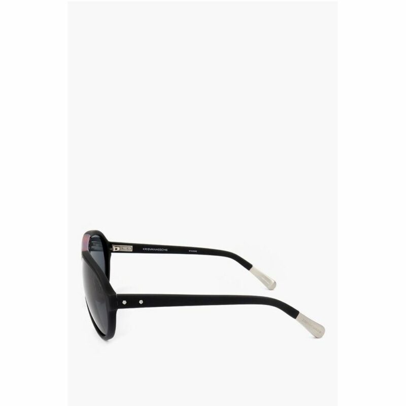 Linda Farrow Black Haircalf Sunglass - Image 3