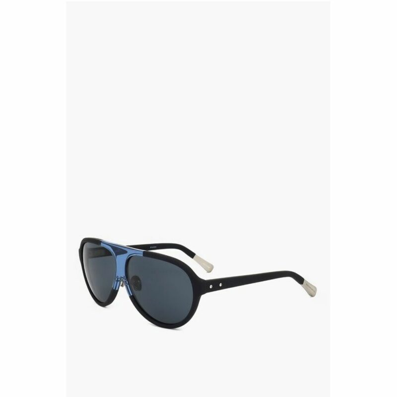 Linda Farrow Black Haircalf Sunglass - Image 2