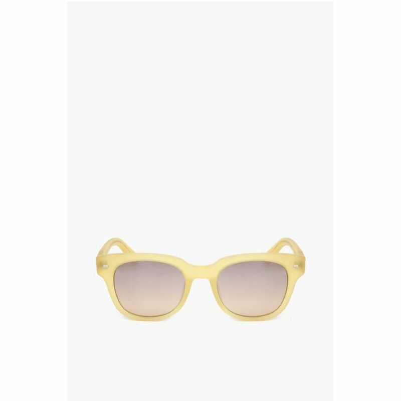 Linda Farrow Yellow Haircalf Sunglass