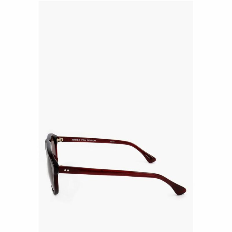 Linda Farrow Brown Haircalf Sunglass - Image 3