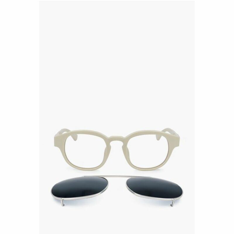 Linda Farrow Beige Haircalf Sunglass