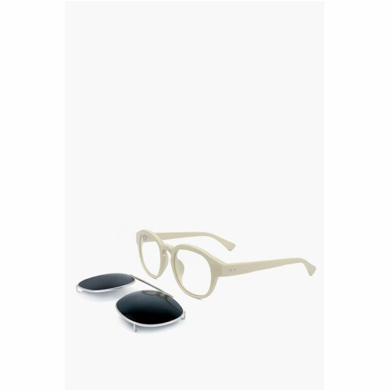 Linda Farrow Beige Haircalf Sunglass - Image 2