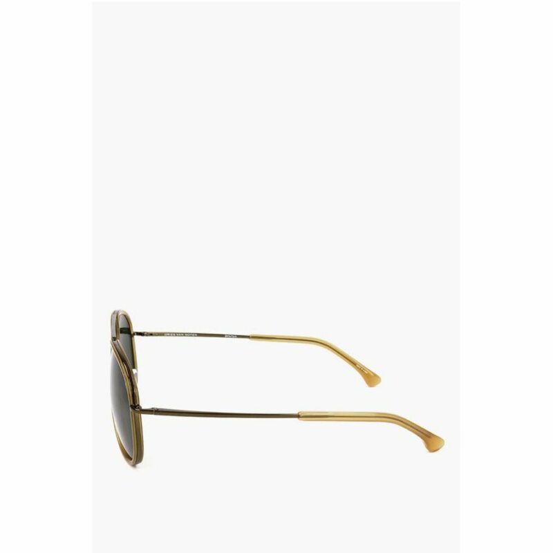 Linda Farrow Brown Haircalf Sunglass - Image 3