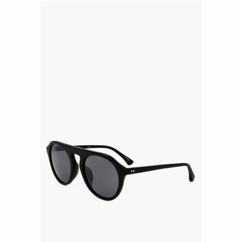 Linda Farrow Black Haircalf Sunglass - Image 2