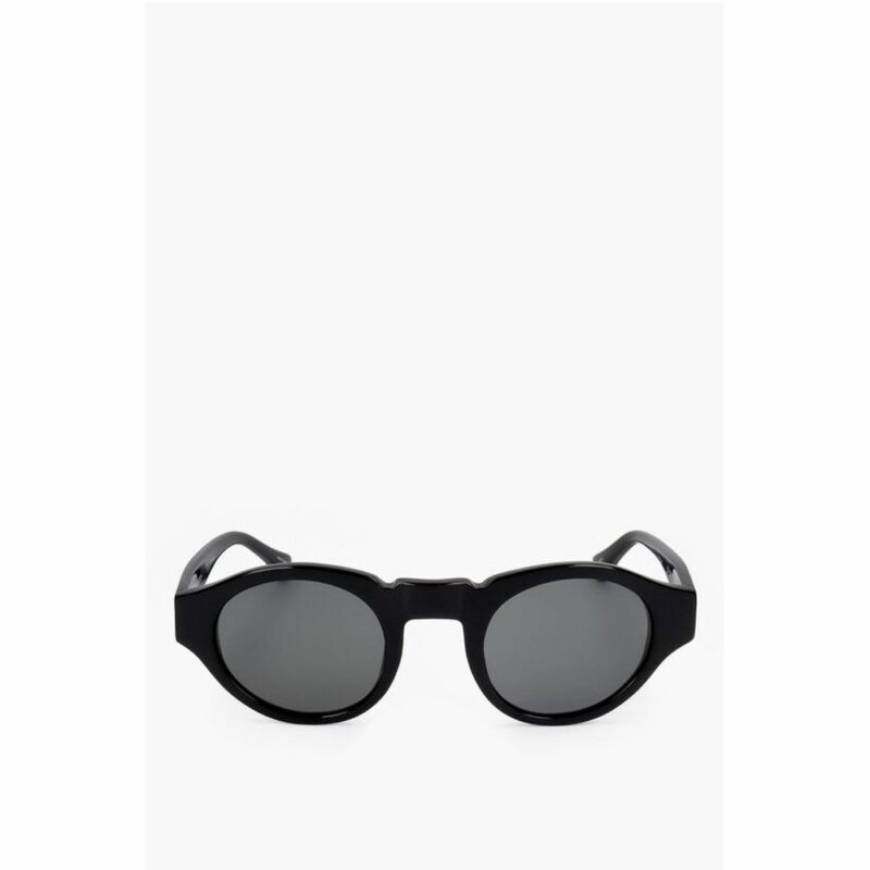 Linda Farrow Black Haircalf Sunglass