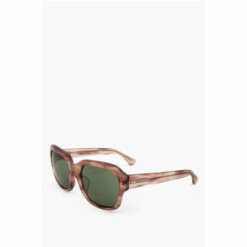 Linda Farrow Beige Haircalf Sunglass - Image 2