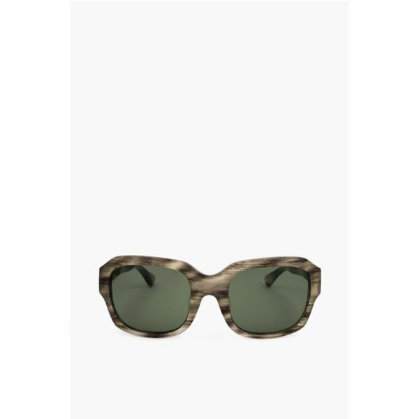 Linda Farrow Black And White Haircalf Sunglass