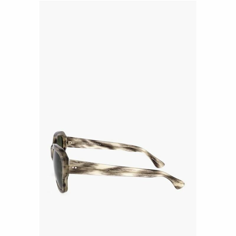 Linda Farrow Black And White Haircalf Sunglass - Image 3