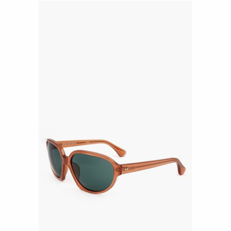 Linda Farrow Orange Haircalf Sunglass - Image 2