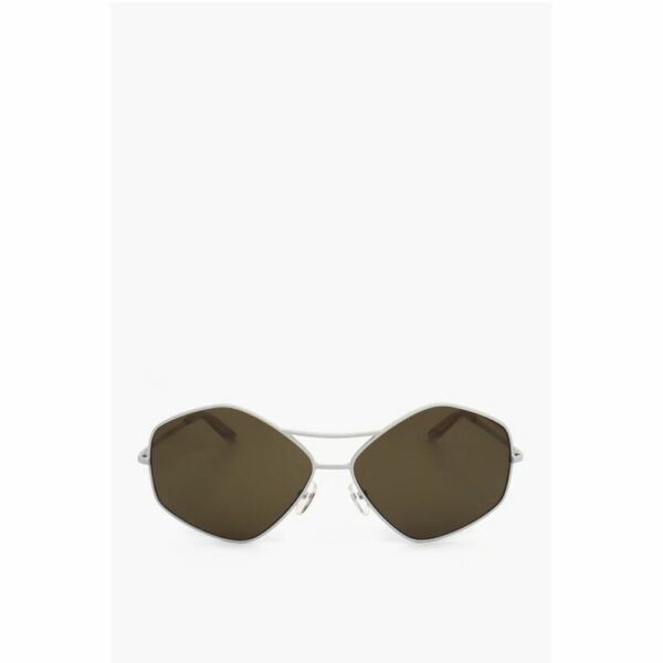 Linda Farrow Brown Metal Sunglass