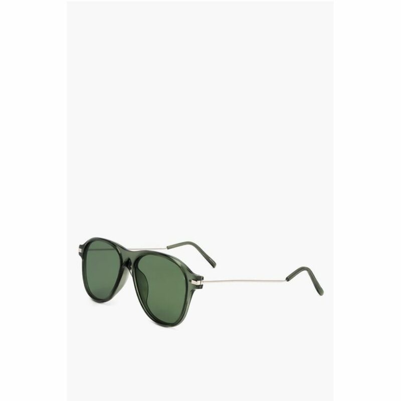 Linda Farrow Green Haircalf Sunglass - Image 2