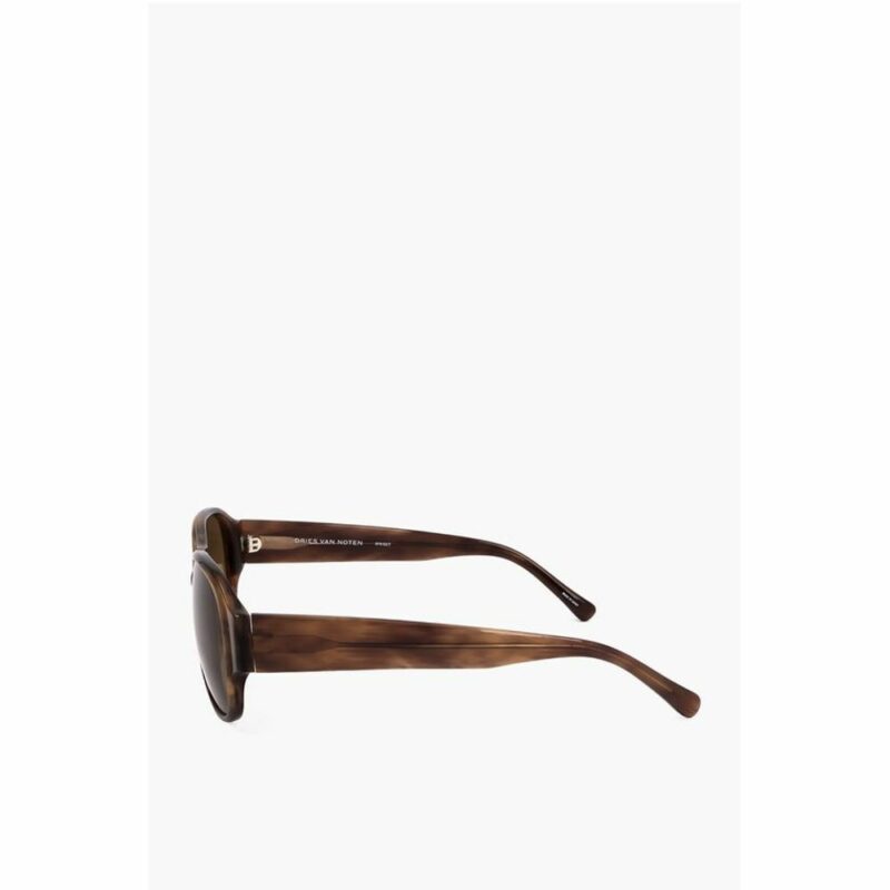 Linda Farrow Brown Haircalf Sunglass - Image 3