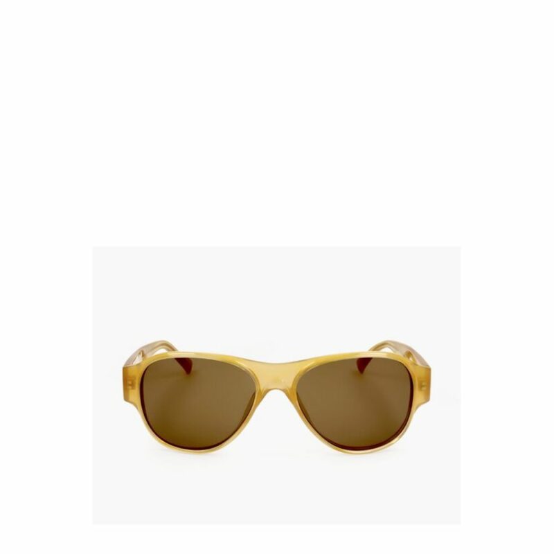 Linda Farrow Yellow Haircalf Sunglass