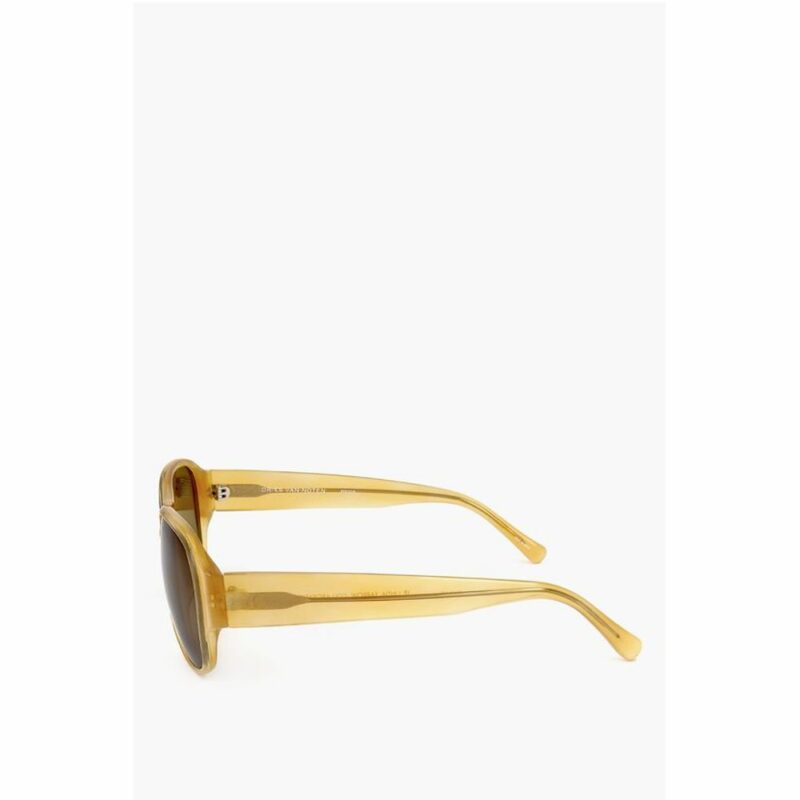 Linda Farrow Yellow Haircalf Sunglass - Image 3