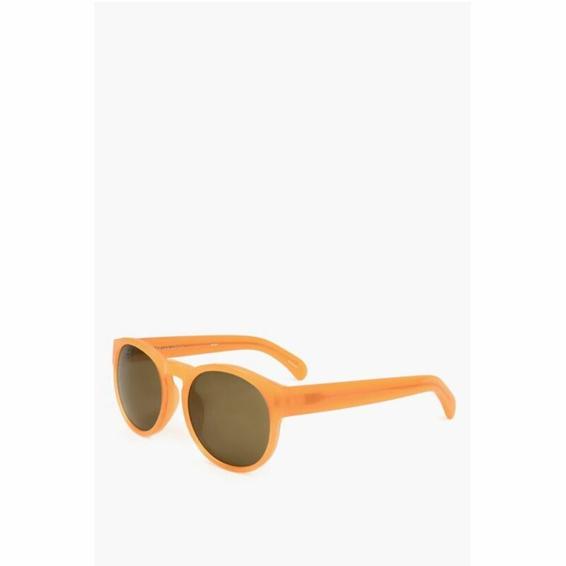 Linda Farrow Orange Haircalf Sunglass - Image 2