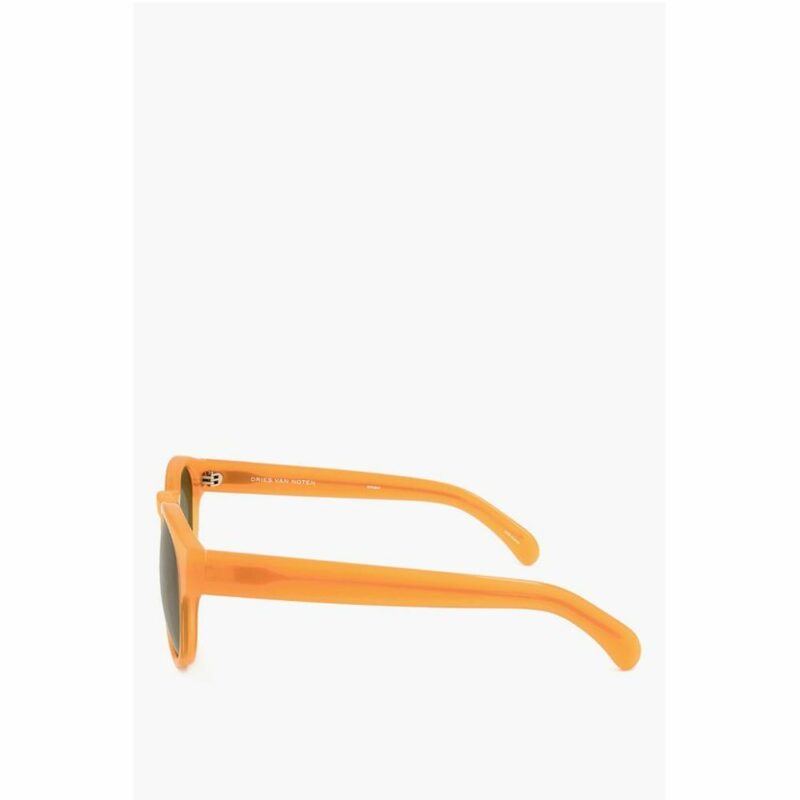 Linda Farrow Orange Haircalf Sunglass - Image 3
