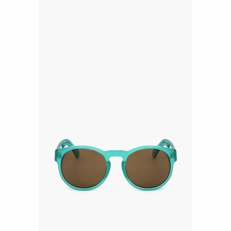Linda Farrow Light Blue Haircalf Sunglass