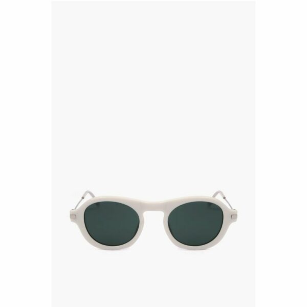 Linda Farrow White Haircalf Sunglass