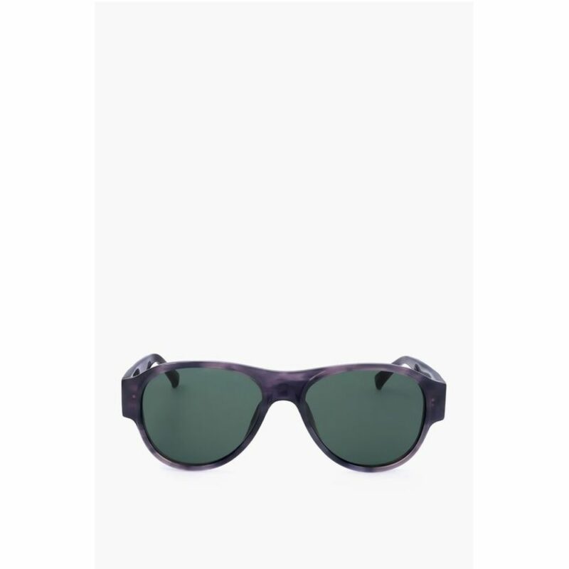 Linda Farrow Blue Haircalf Sunglass