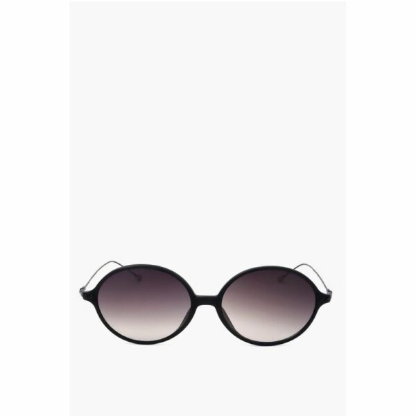 Linda Farrow Black Haircalf Sunglass