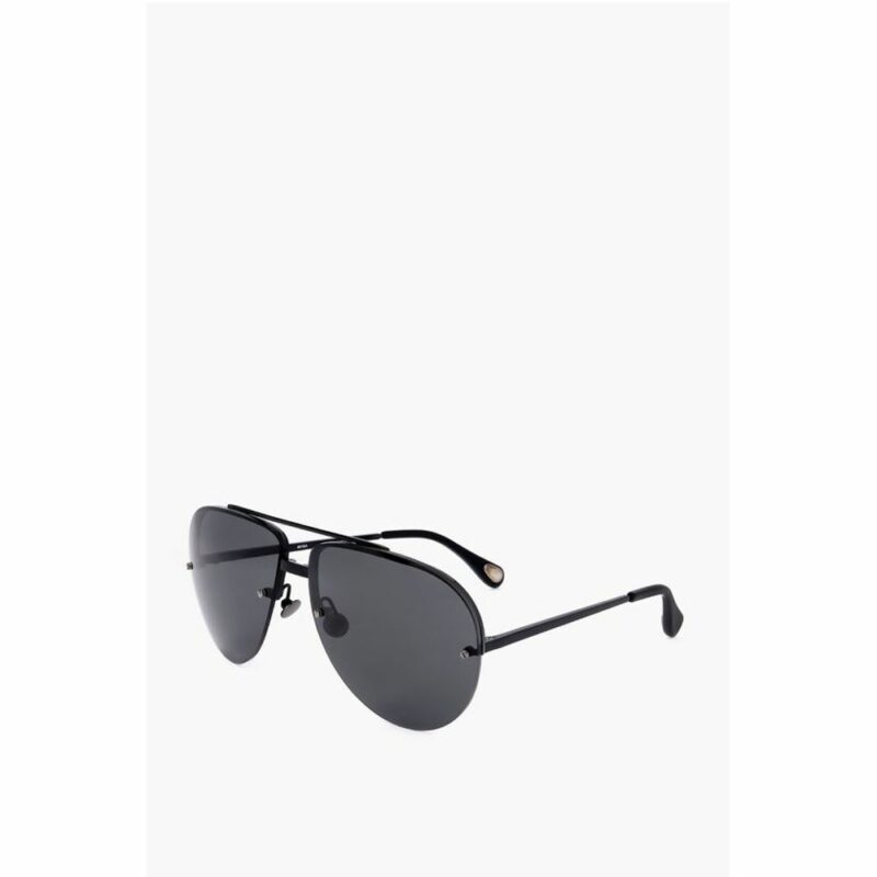 Linda Farrow Black Titanium Sunglass - Image 2